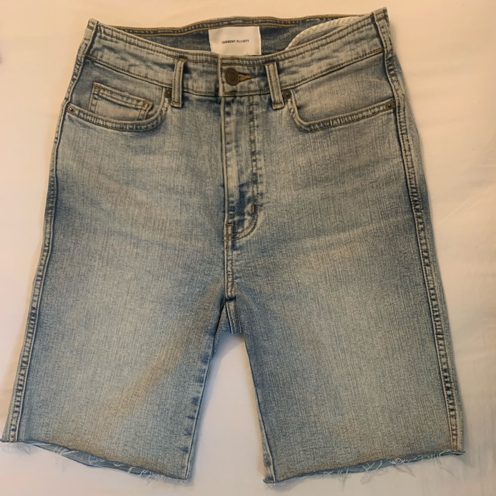 Current/Elliot Cut Off Denim Shorts in Blue Size 28